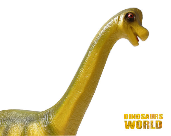 Diplodocus&nbsp; Dinosaurus speelgoed Prehistorie- zacht rubber - maakt dino geluiden&nbsp;- 53 CM