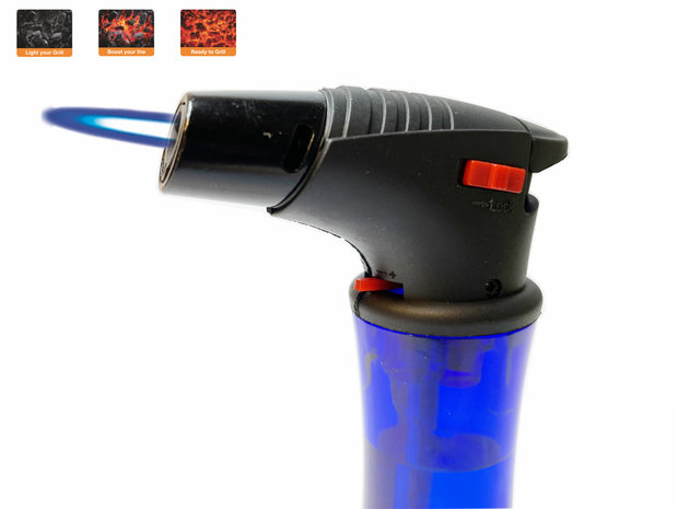 Creme Brulee burner - powerful turbo wind lighters -- barbecue lighter -Display 12 pieces