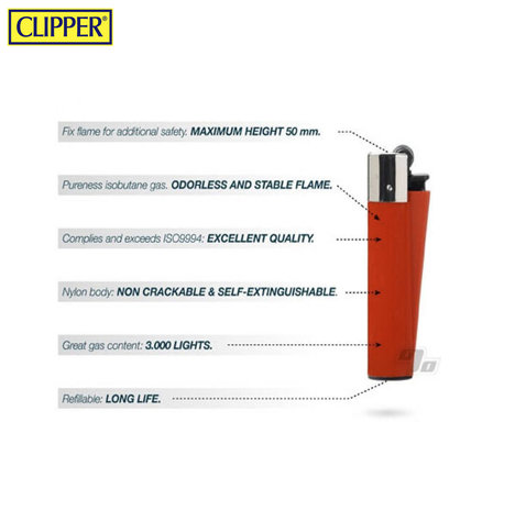 Clipper Aanstekers- 48 stuks- Spacey Vuursteen aansteker - na vulbaar 