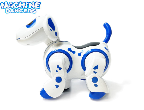 Interactieve Robot hond puppy - beweegt, danst, staat op zijn achterpoten en draait 360&deg; - Machine Danser Robot Dog - 20CM -