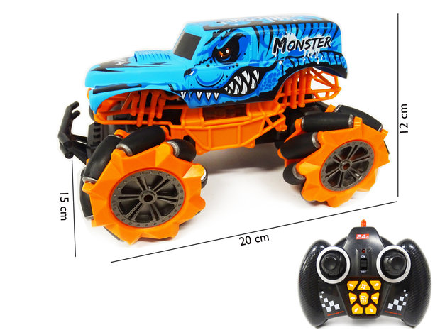 RC Monster Car off-road BRAVE- Rock Climbing Truck- radio grafisch Auto 2.4ghz