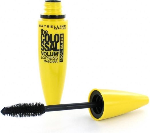 Maybelline Mascara The Colossal 100% Black - Mega Brush 