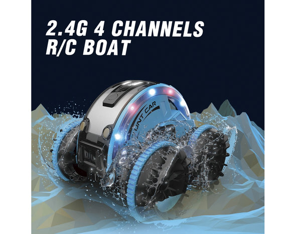 Rc stunt auto & boot 2in1 Amphibious  2.4Ghz 4WD