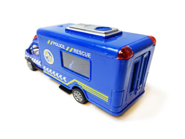 Ambulance - Speelgoed ambulancewagen - pull-back drive - Die Cast voertuigen - 17 CM