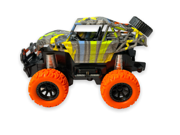 Rc auto painted - afstand bestuurbare rock crawler - speelgoed auto  - Storm off-road car 1:28