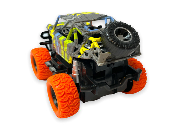 Rc auto painted - afstand bestuurbare rock crawler - speelgoed auto  - Storm off-road car 1:28