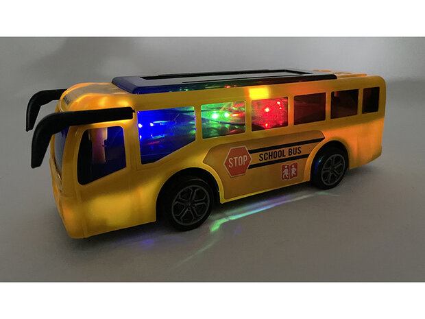 Radiografisch bestuurbare bus - 3D Led licht - RC Tour Bus speelgoed 