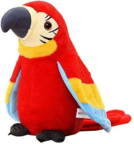 Gepolijst passend veiligheid Pratende papegaai speelgoed- Talking Parrot - 24winkelen