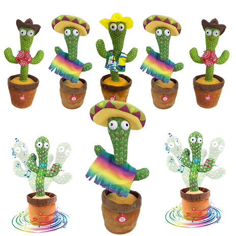 Verstikkend Seizoen Opnemen Pratende dansende Cactus speelgoed - 24winkelen