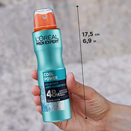 L&#039;Or&eacute;al Paris Men Expert deodorant - Cool Power- 150 ml -  Alcoholvrij Deospray 