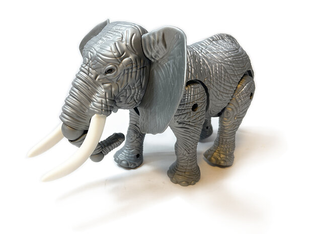 speelgoed - kan lopen en olifanten geluid maken - bewegende staart - Elephant 27CM - 24winkelen