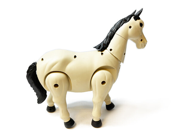 Raffinaderij roltrap magnifiek Speelgoed paard - kan lopen en paarden geluiden maken - interactieve - met  bewegende staart - Runing Horse 22CM - 24winkelen