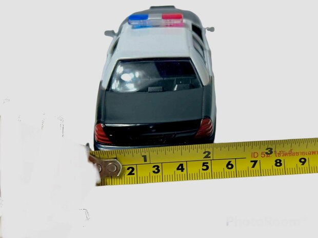 Politie auto - Die cast - metaal auto - pull-back drive
