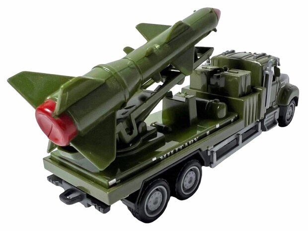 Die cast Militaire raket Luchtverdediging  speelgoed