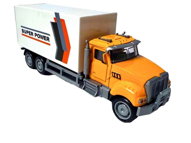Die-cast speelgoed vrachtwagen