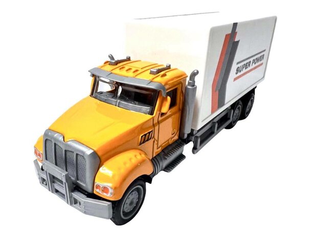 Die-cast speelgoed vrachtwagen