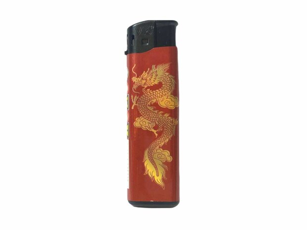 Lighters Click 50 pieces with Dragon print