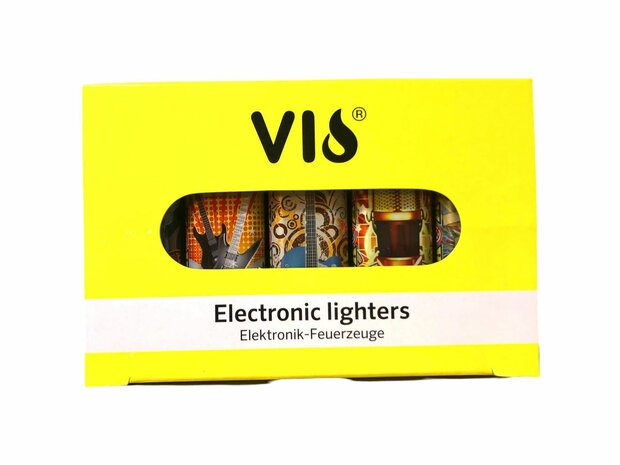 Aanstekers Klik 50 stuks, Met instrumenten print