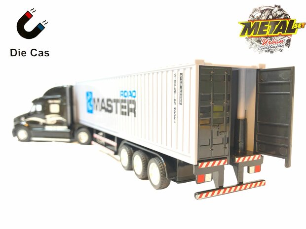 Truck with Container Trailer