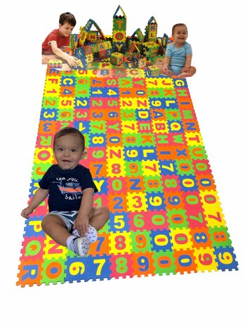 Foam Speelmat met Cijfers - Baby Puzzelmat Speelkleed voor kinderen 10 tegels