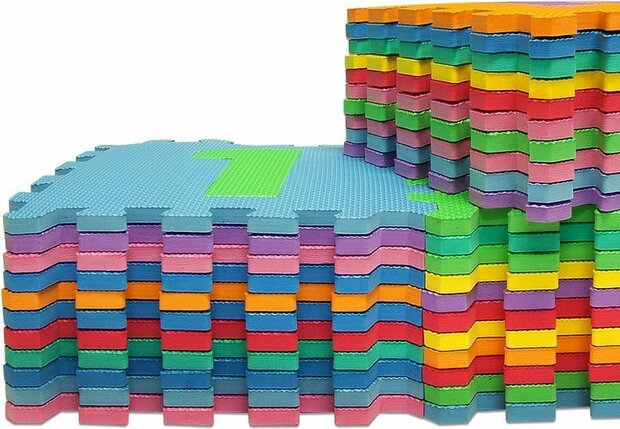 Foam Speelmat met Cijfers - Baby Puzzelmat Speelkleed voor kinderen 10 tegels