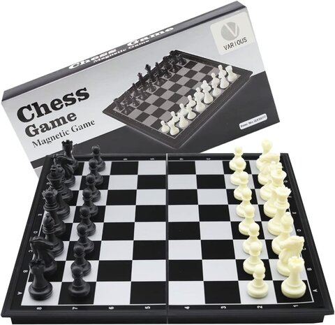 Schaakbord - Chess Magnetic Game- met magnetisch opvouwbaar bord - schaakspel 32CM