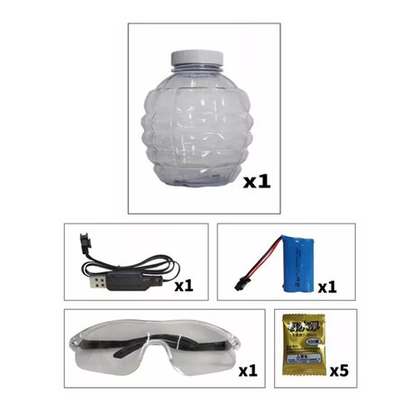 Gel blaster - Orbeezgeweer - Vortex - compleet set - Graffiti gelblaster - oplaadbaar 