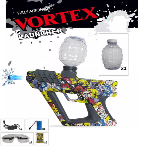 Gel blaster - Orbeezgeweer - Vortex - compleet set - Graffiti gelblaster - oplaadbaar 