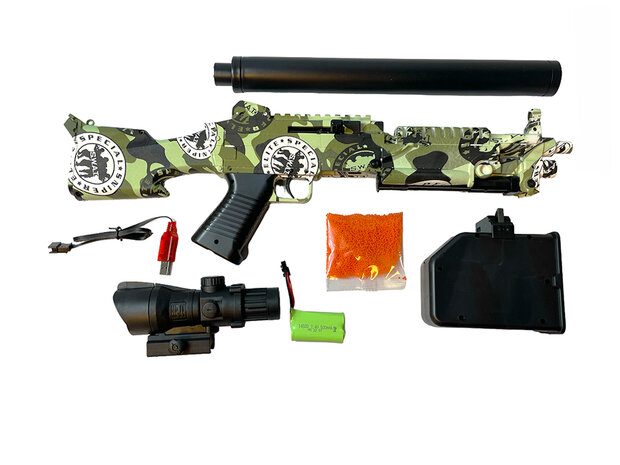Gel Blaster- Elektrische orbeez geweer - compleet set incl. gel ballen - oplaadbaar - 80CM