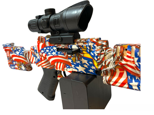 Gel Blaster- Elektrische orbeez geweer USA Eagle - compleet set incl. gel ballen - oplaadbaar - 80CM