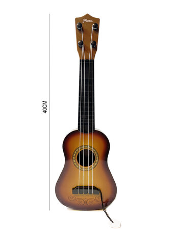Gitaar met 4 snaren - Music Guitar - 40cm - Speelgoedgitaar