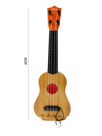 Gitaar met 4 snaren - Music Guitar - 40cm - Speelgoedgitaar
