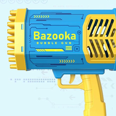 Bubble Gun Bazooka - zeepbellenmachine - 69 gaten voor 5000 bellen 