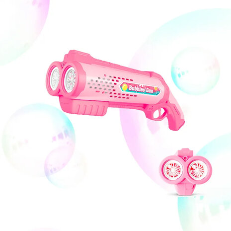 Bellenblaas speelgoedpistool - Bubble gun machine - Automatisch schieten - LED light - incl. 2x zeep