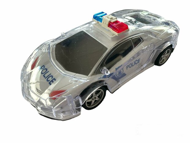 R/C Speed Police Car - Radiografisch bestuurbare politie auto - LED LIGHT - 1:18