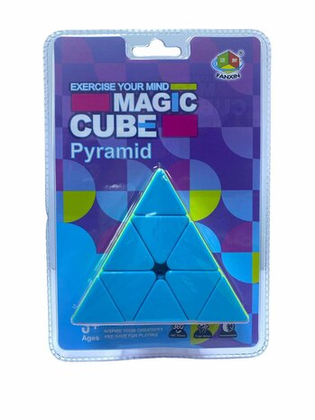 Pyramid cube - cube 9x9 - Pyramid shape 9.5CM Pyramid 