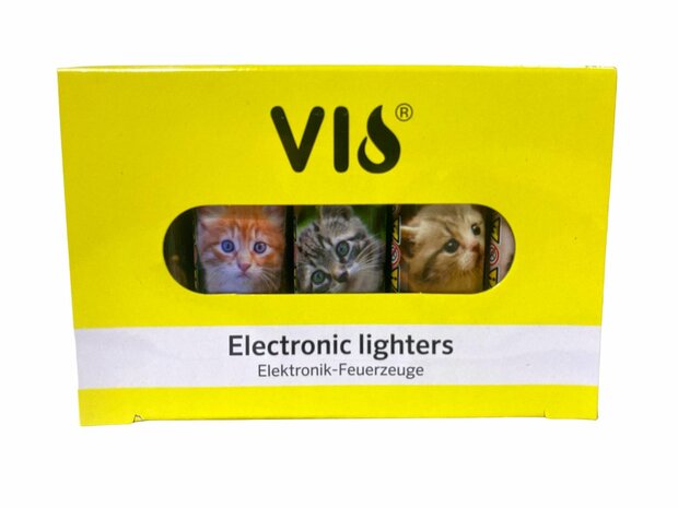 Klik aanstekers 50 STUKS Met Cat print lighters