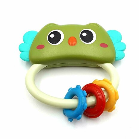 Baby rattle set - 4 pieces - Teething ring - baby toys
