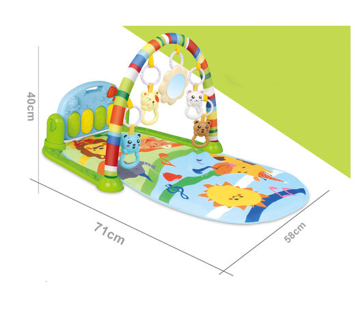 Baby gym - Toy baby mat - 0 years - With toys and piano - Viva Kids