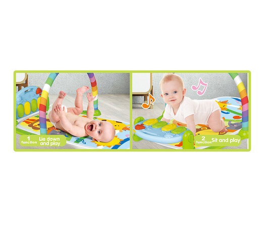 Babygym - Speelgoed baby mat - 0 jaar - Met Speeltjes En Piano - Viva Kids