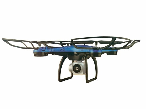 Drone met live camera - Wifi - app control - 2.4GHZ - Hover functie - Blauw