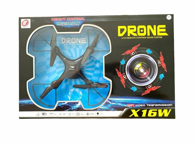 Drone for kids - with live camera - rechargeable - quadcopter for beginners