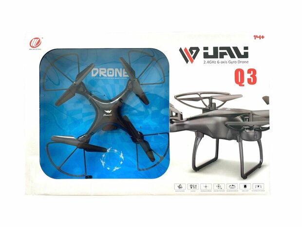 Drone voor kinderen - oplaadbaar - quadcopter voor beginners - X15 Q3