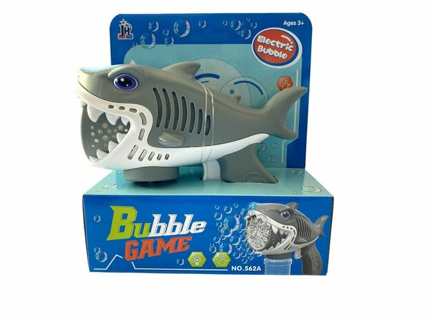 Bellenblaas speelgoed - Bubble Gun Shark - USB oplaadbaar