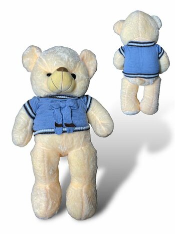 Knuffelbeer Teddybeer - 75CM - zacht knuffel beertje - met t-shirt