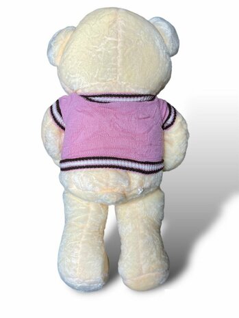 Cuddly bear Teddy bear - 75 CM - soft cuddly bear - with t-shirt