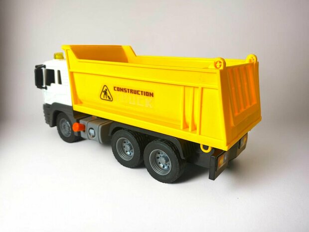 Dump Truck - truck with loading platform - with sound and light - dumper 24.5CM