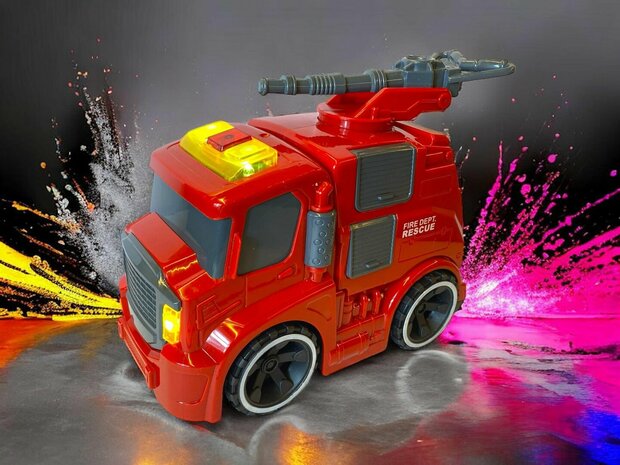 Fire truck - with siren sounds and lights 19.5cm