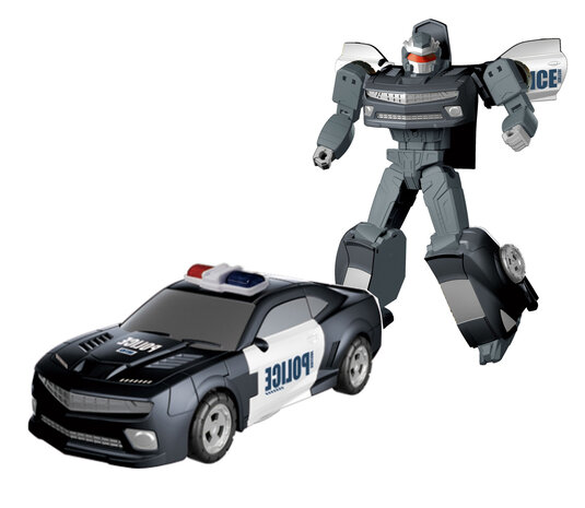 Transform Optimus Prime - Police Deformation car robot - 2 in 1