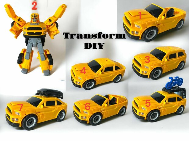 Mecha Optimus Prime robot - DIY - Deformation robot and car - 2 in 1